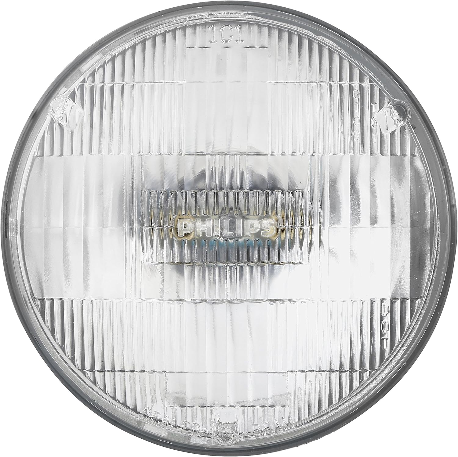 Philips H5001C1 Standard Halogen Sealed Beam headlamp, 1 Pack