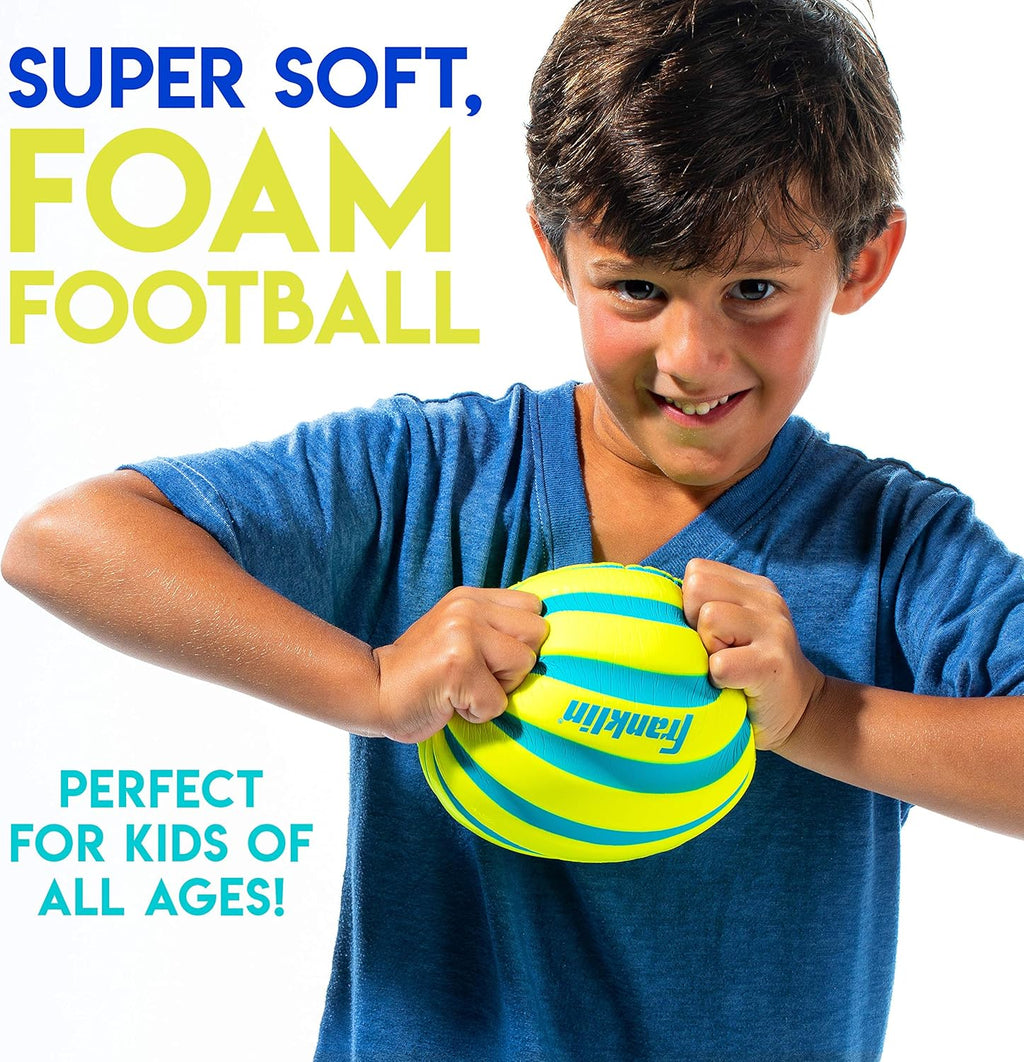 Franklin Sports Kids Foam Football - Mini Soft Foam Youth Football