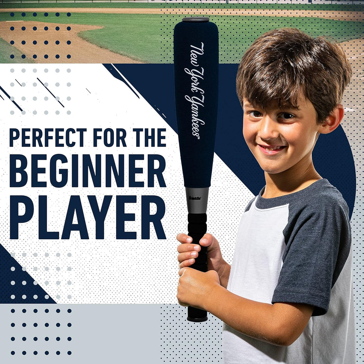 Franklin Sports MLB Jumbo Foam Baseball Bat + Ball Sets  NEW YORK YANKEES