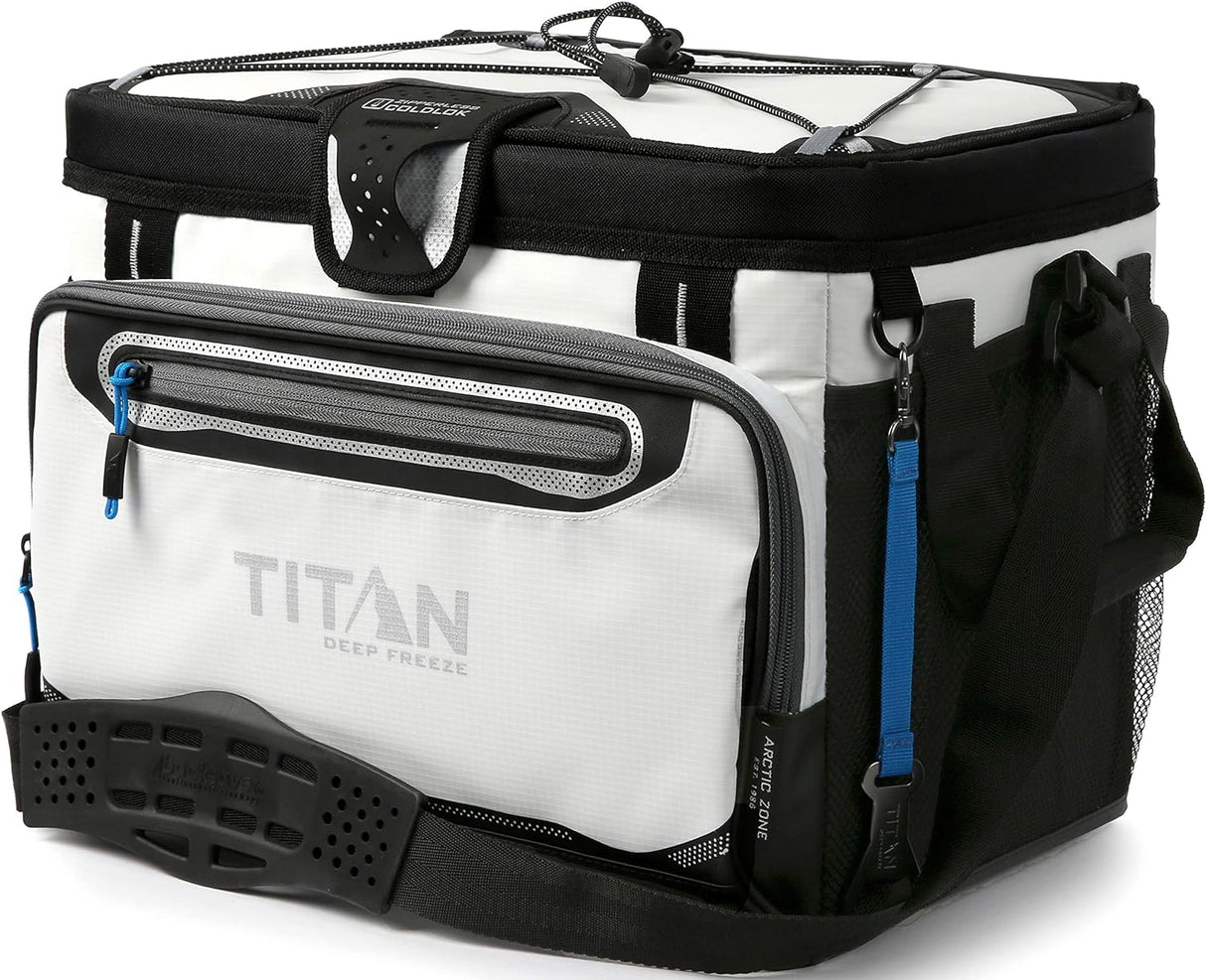 Arctic Zone Titan Deep Freeze Zipperless Hardbody Cooler - White (30 Can) (NEW)