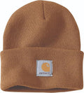Carhartt Men's Knit Cuffed Beanie, Brown, One Size