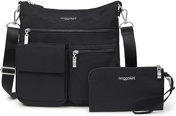 Baggallini Women's Modern Everywhere Slim Crossbody - Black