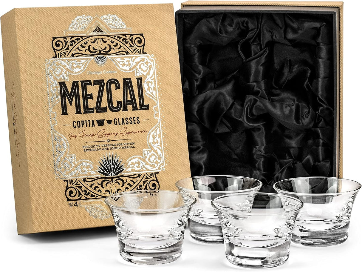 Mezcal Set Of 4 Glasses (NEW)