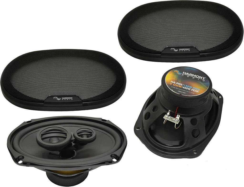 HARMONY AUDIO 6x9 Speakers 450 Watt Rhythm Series Replacement