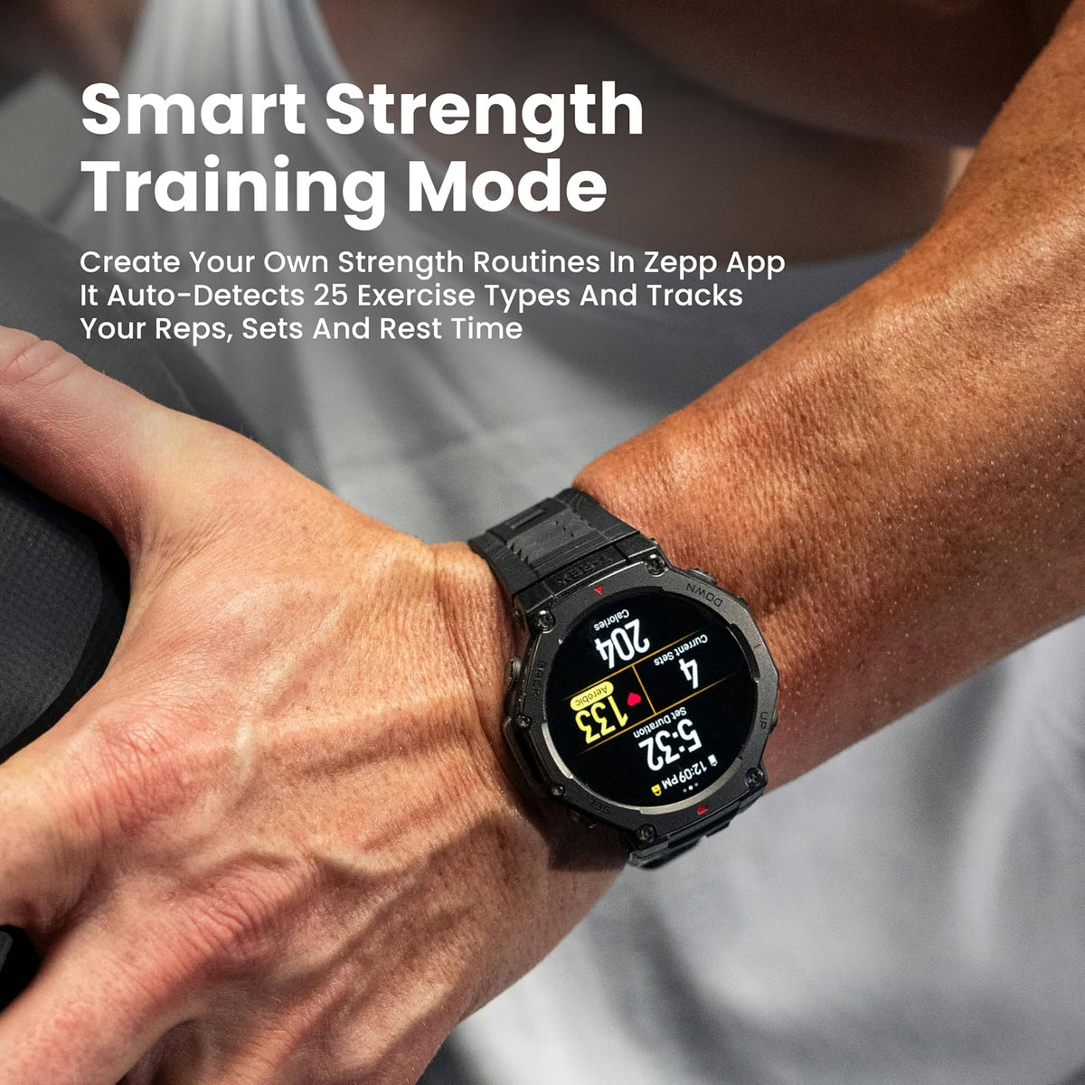 Amazfit T-Rex 3, Smart Watch, 1.5" AMOLED Display, GPS, iOS/Android