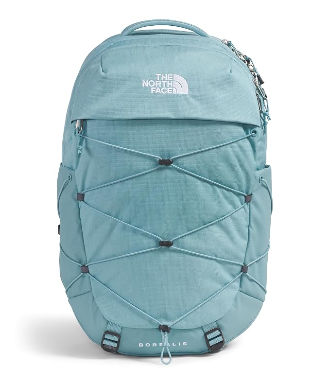 The North Face Borealis Laptop Backpack for Women | Everyday Travel Bag with 16 Inch Laptop Sleeve, Women Specific Fit, Reflective Details, Blue Eclipse Light Heather/Blue Eclipse