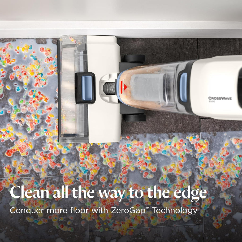 Bissell CrossWave Edge Zero-Gap Wet Dry Vacuum Mop, 4111A