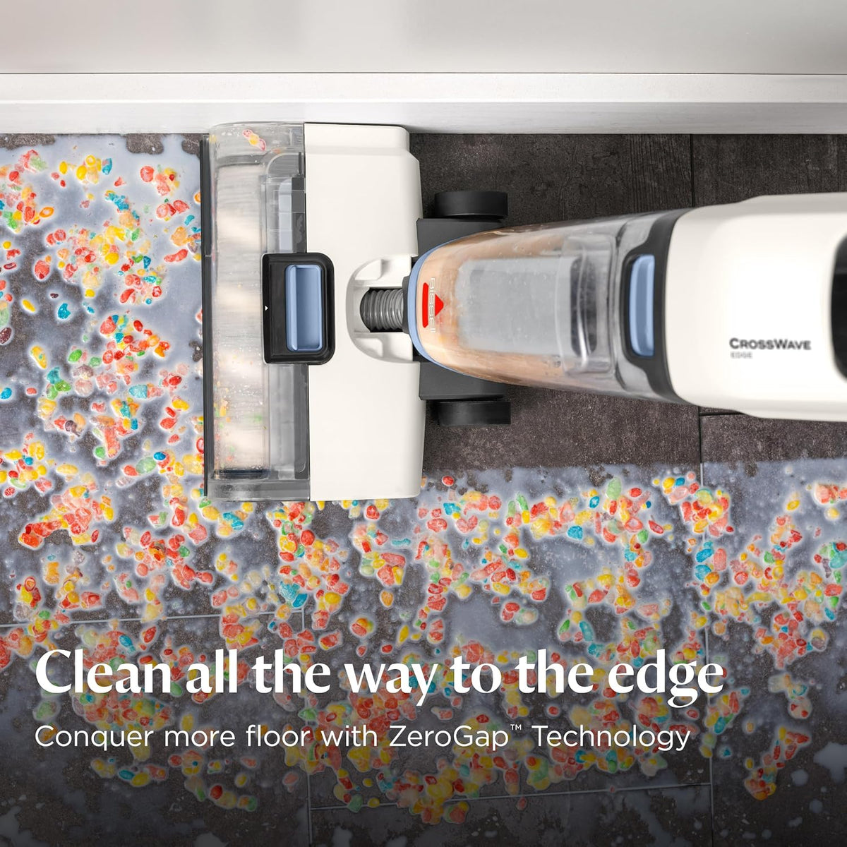 Bissell CrossWave Edge Zero-Gap Wet Dry Vacuum Mop, 4111A