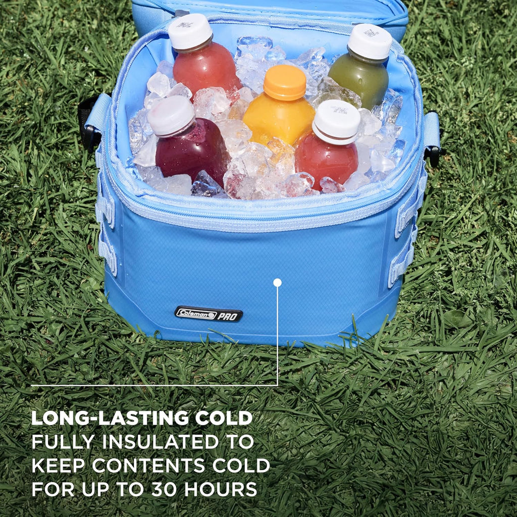 Coleman Pro Soft Cooler, Insulated for Long Lasting Cold, 16/24-can Options