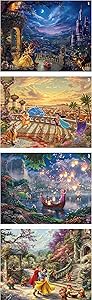 Thomas Kinkade Disney - Multipack - 4 in1 Puzzles