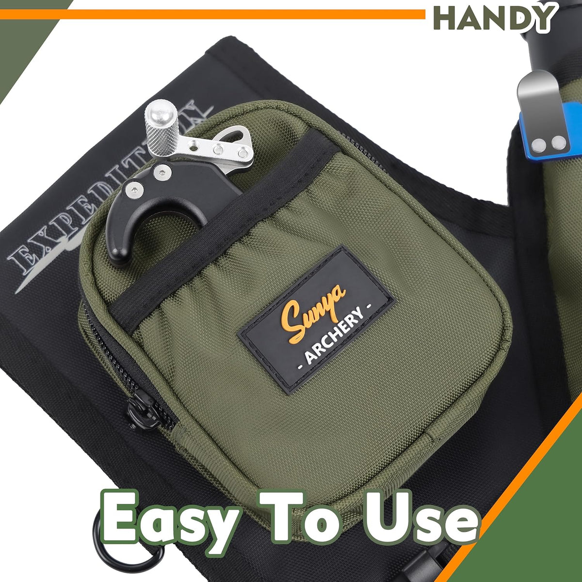 SUNYA ARCHERY Hip Quiver - Army Green