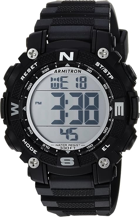 Armitron Sport Unisex Digital Chronograph Resin Strap Watch, 45/7099 (NEW, OPEN BOX)