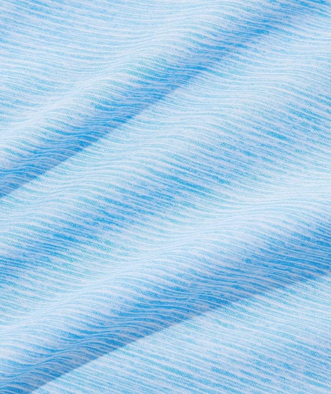 vineyard vines Men's St. Jean Stripe Sankaty Polo - Ocean Breeze Tejeda- Size: Medium