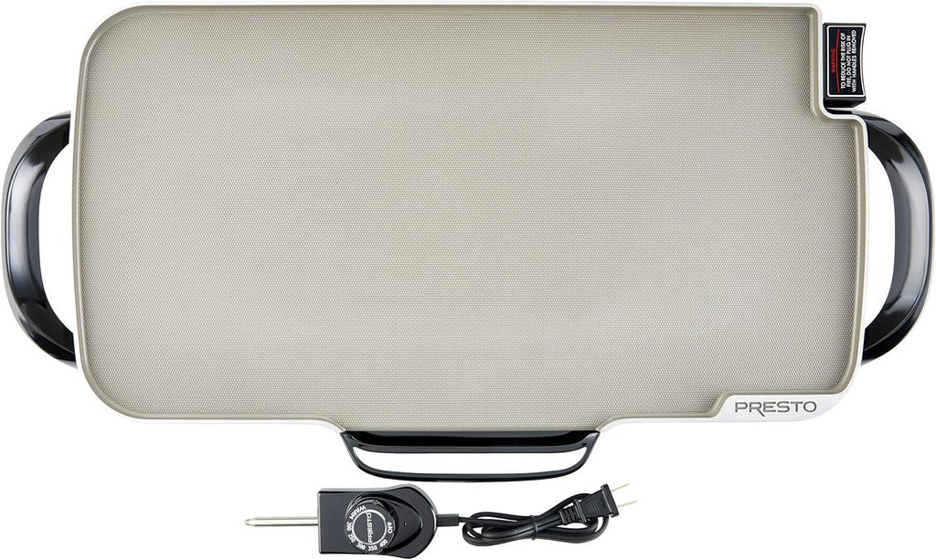 Presto 07062 22-Inch Ceramic Electric Griddle with Removable Handles