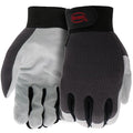 Boss® Men's Job Master Leather Palm Work Glove Black/Gray - Large