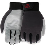 Boss® Men's Job Master Leather Palm Work Glove Black/Gray - Large