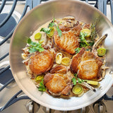 ALL-CLAD D5® Brushed Stainless 12" Fry Pan With Lid
