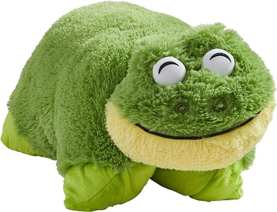 Pillow Pets Friendly Frog 18" Stuffed Animal Plush Toy, Green