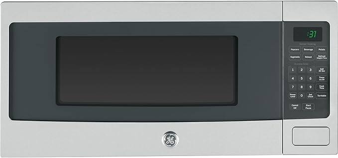 GE Spacemaker Microwave Oven 12-1/8" H x 24" W Black (PEM31SFSS) (NEW)