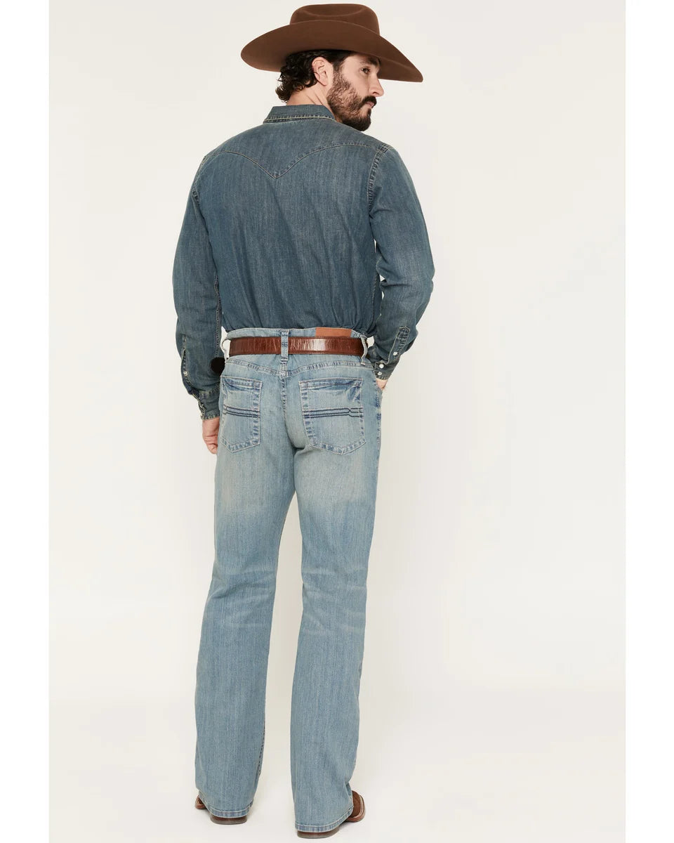 Cody James Men's Hamshackle Wash Duke Relaxed Bootcut Stretch Denim Jeans 31W x 32L