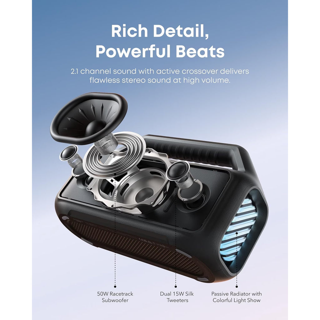 soundcore Boom 2 By Anker Outdoor Speaker , Black