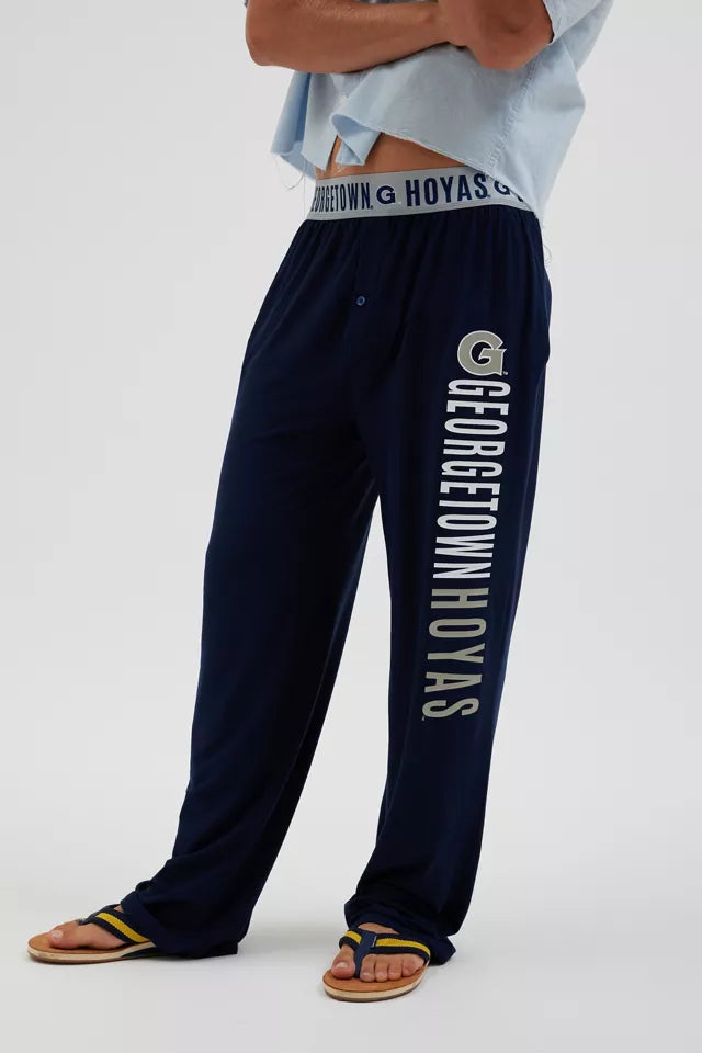 URBAN OUTFITTERS | Concepts Sport's Georgetown University Lounge Pant | Navy | L
