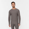 Men's Buck-Naked Base Layer Crew - Graphite - Medium