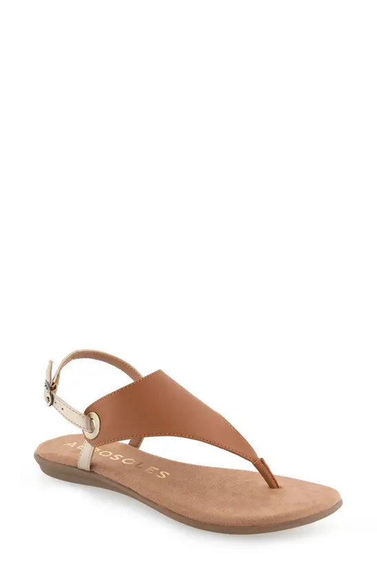 Aerosoles Conclusion Slingback Sandal In Tan Combo 8.5
