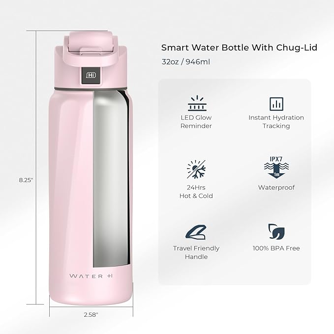 WaterH BOOST Smart Water Bottle 32oz-B003 (USED)