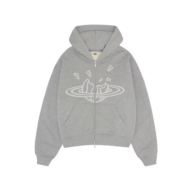 Broken Planet Zip Up Hoodie Size Large
