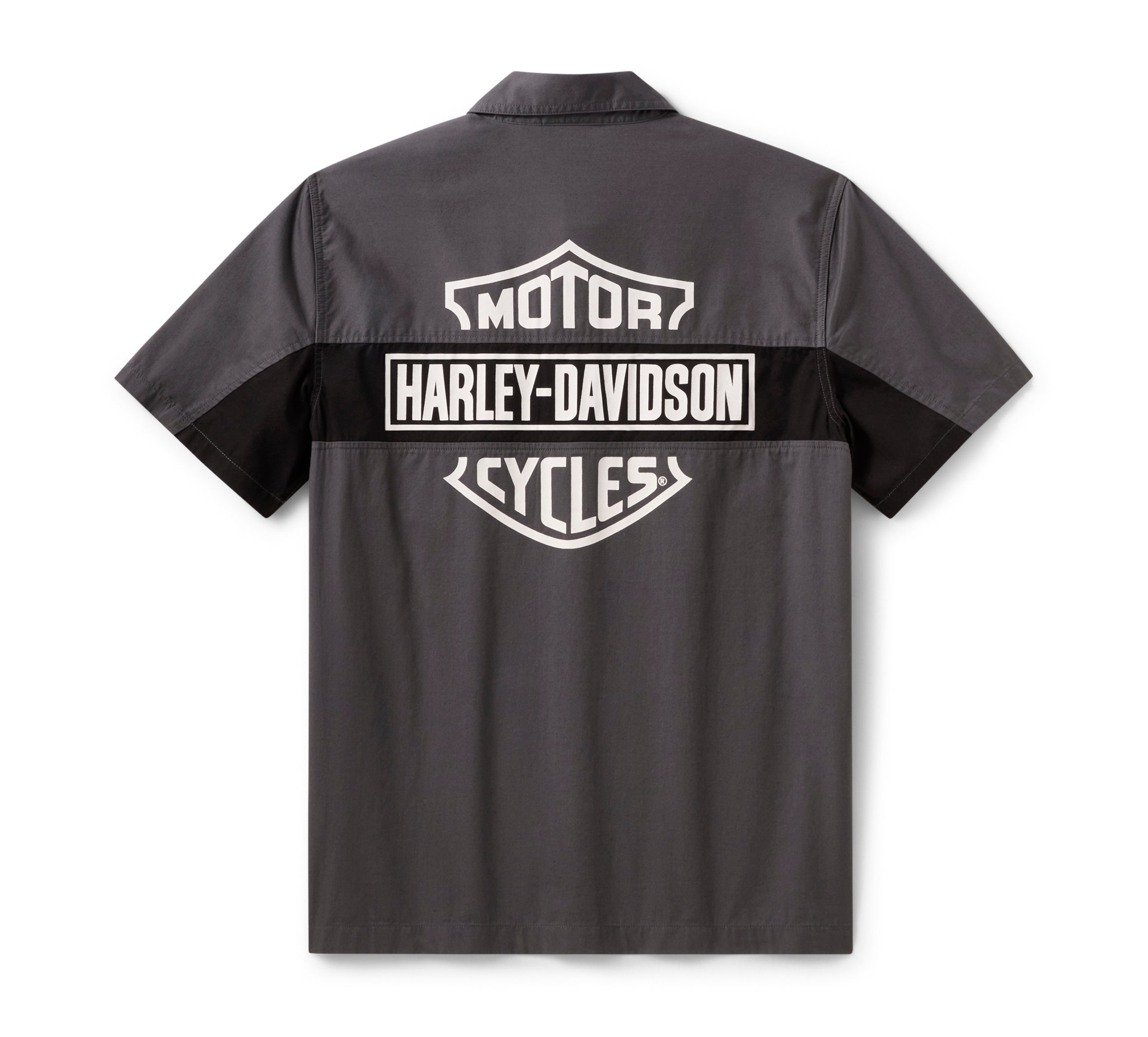Men's H-D Essential Color Blocked Mechanics Shirt (Size: Large)