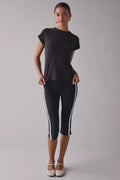 BDG Short Sleeve Spill the Tee - Black - Large