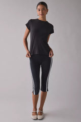 BDG Short Sleeve Spill the Tee - Black - Large
