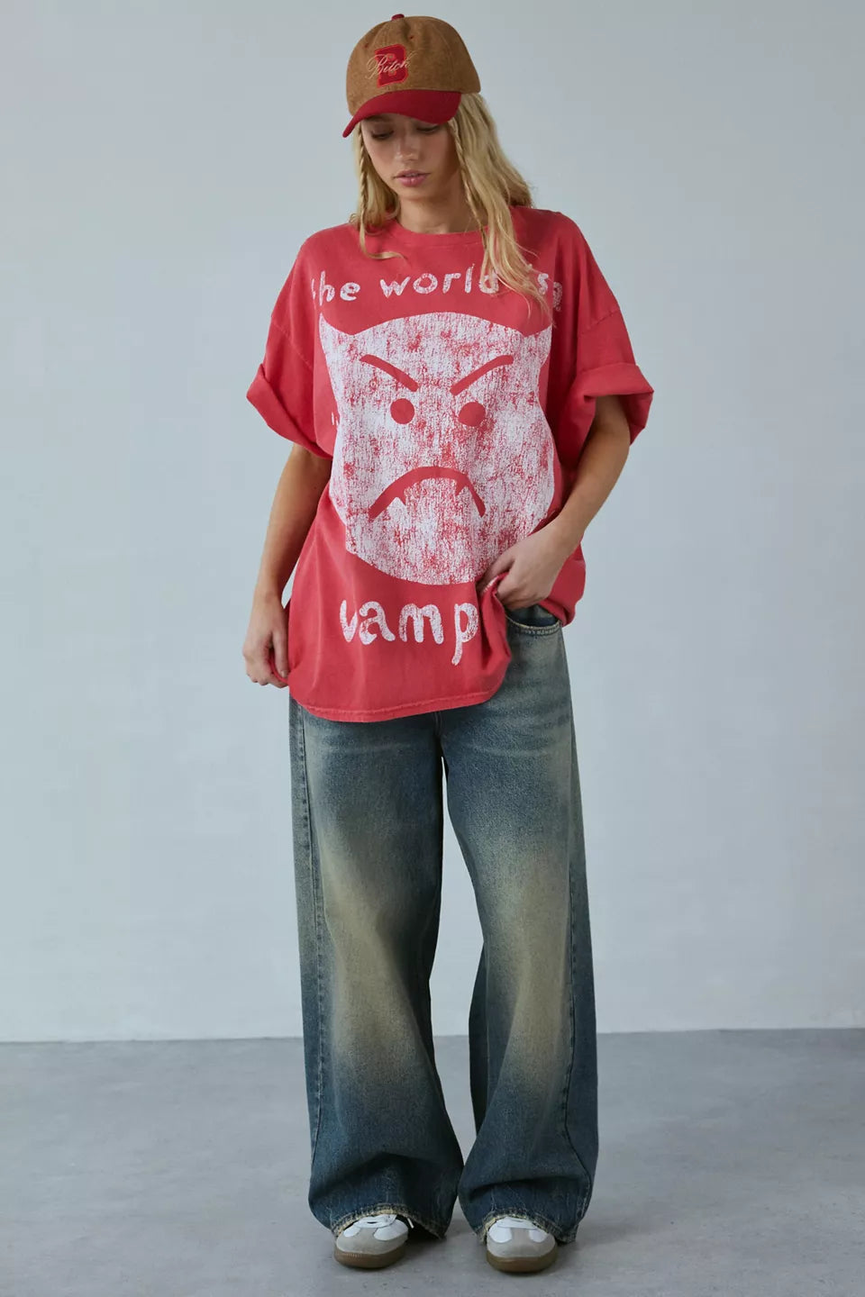 Smashing Pumpkins The World Is A Vampire Graphic Tee Size S/M