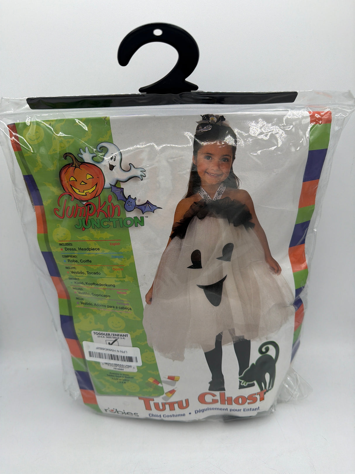 Costume Ghost Tutu Dress Costume, Toddler, one Color Size - Toddler 2-4