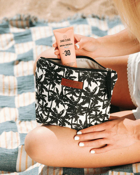 SandCloud Palm Zipper Pouch