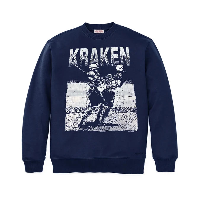 Filson Prospector Crew Sweatshirt- Seattle Kraken - Navy - Size XXL