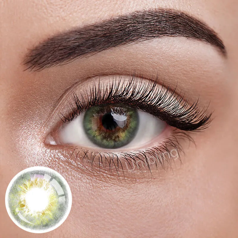 Unibling Colored Contacts Bundle - Himalaya Grey / Secret Garden Brown
