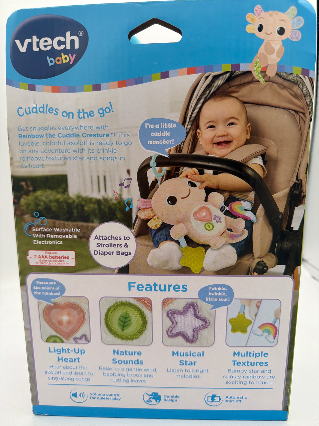 VTech Baby Rainbow The Cuddle Creature, Crib Hanging Toy