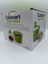 Cuisinart 3qt White and Green Salad Spinner
