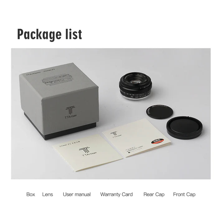 TTArtisan APS-C 25mm F2