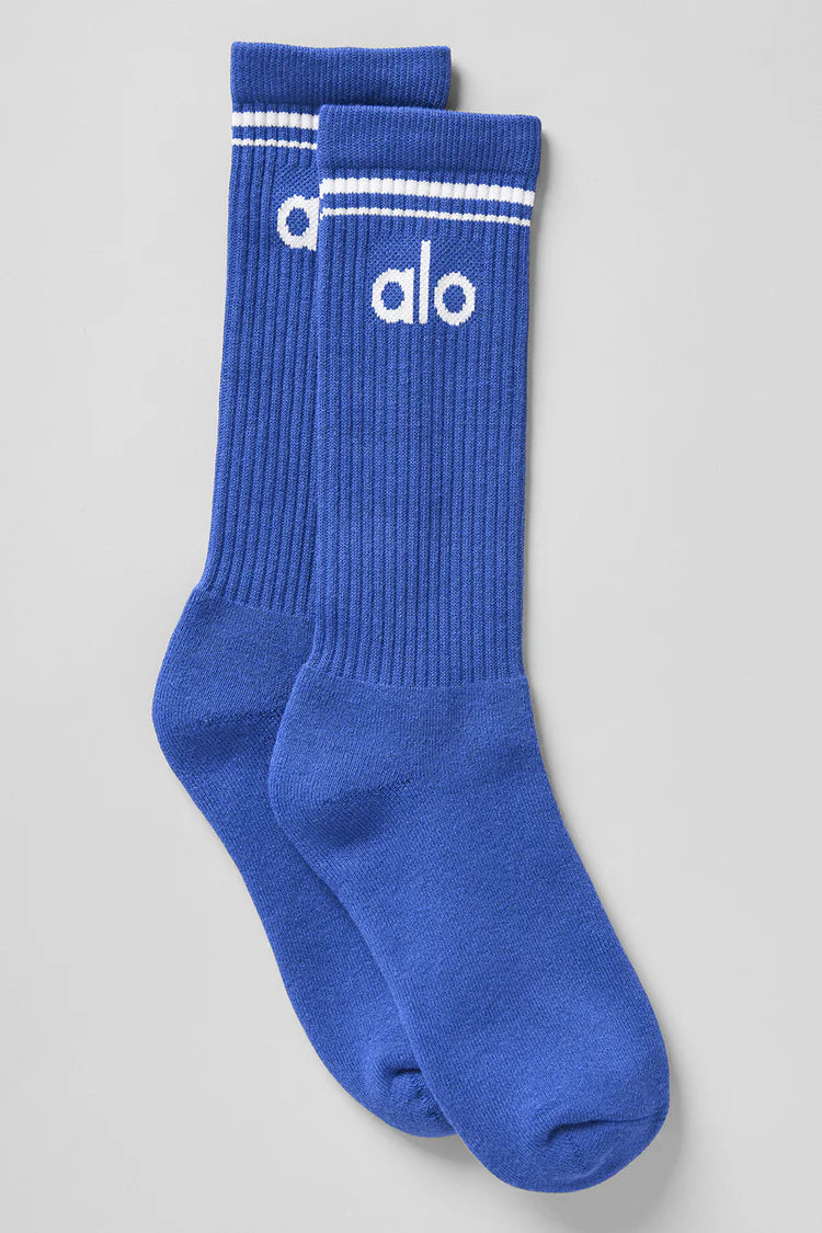 Unisex Throwback Sock Marathon Blue/White