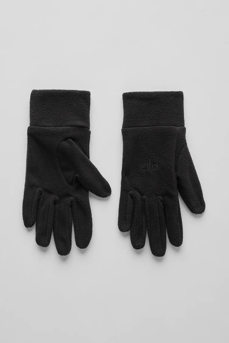 Alo-Performance Fleece Gloves L/G-BLK