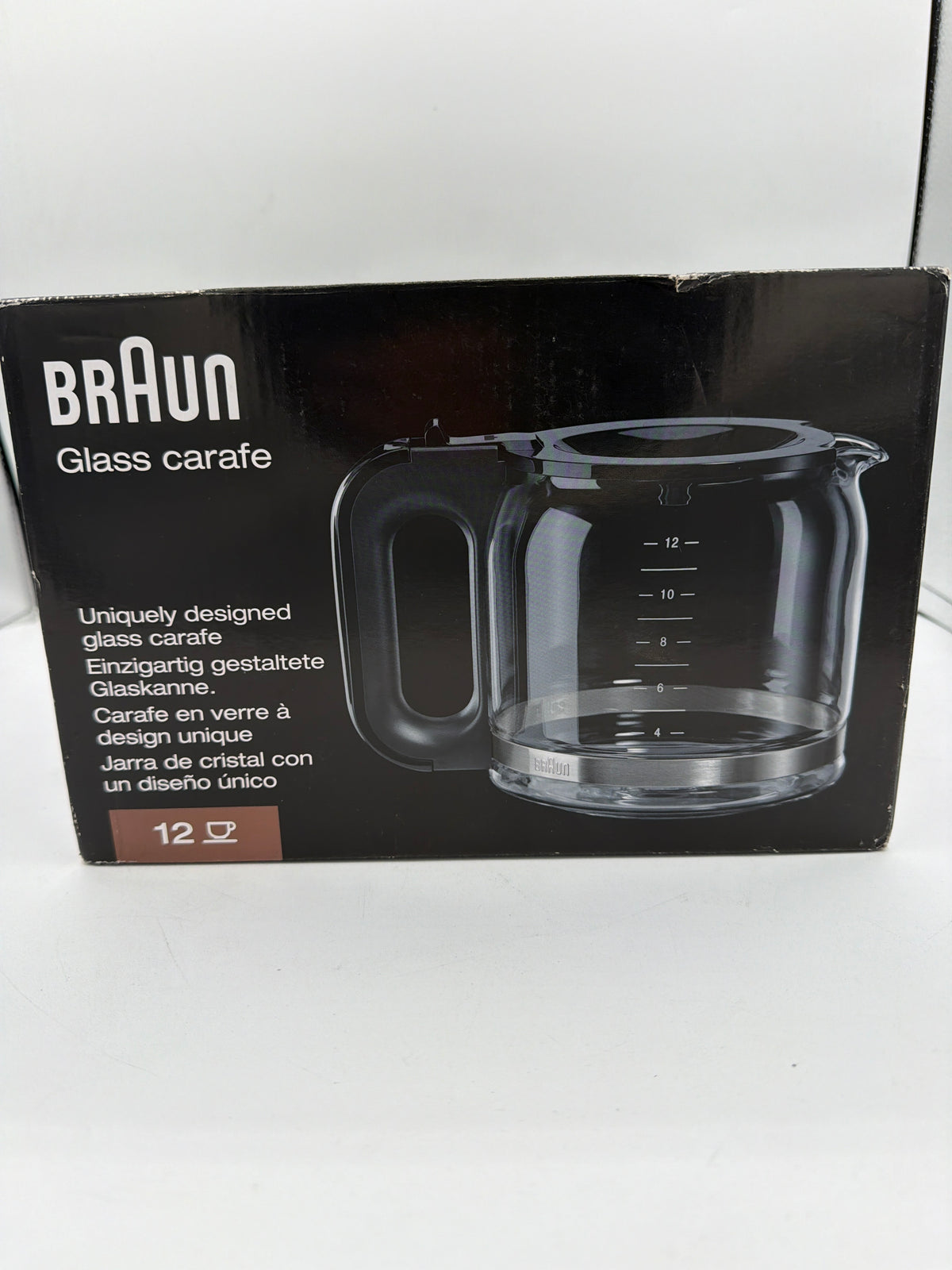 Braun BRSC005 Replacement Carafe for Braun Coffee Maker, Clear