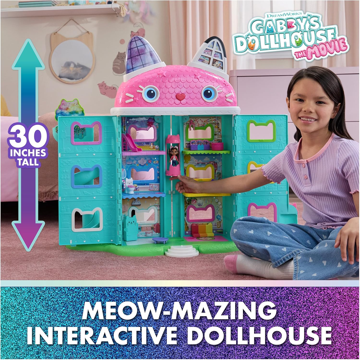 GABBY'S DOLLHOUSE: The Movie, Meow-Mazing Interactive Dollhouse