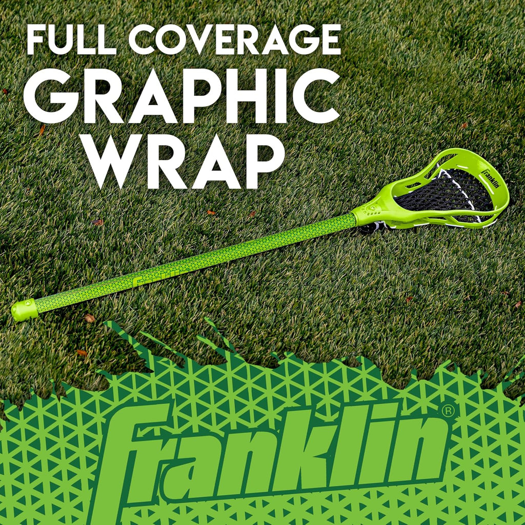 Franklin Sports Future Champs 2 Player Youth Lacrosse Sticks + Ball Set - Kids  GREEN