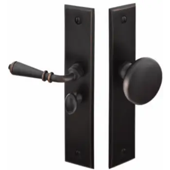 Emtek Solid Brass Rectangular Style Screen Door Lock