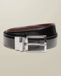 Charles Tyrwhitt Leather Reversible Belt - Black & Brown Size 30"