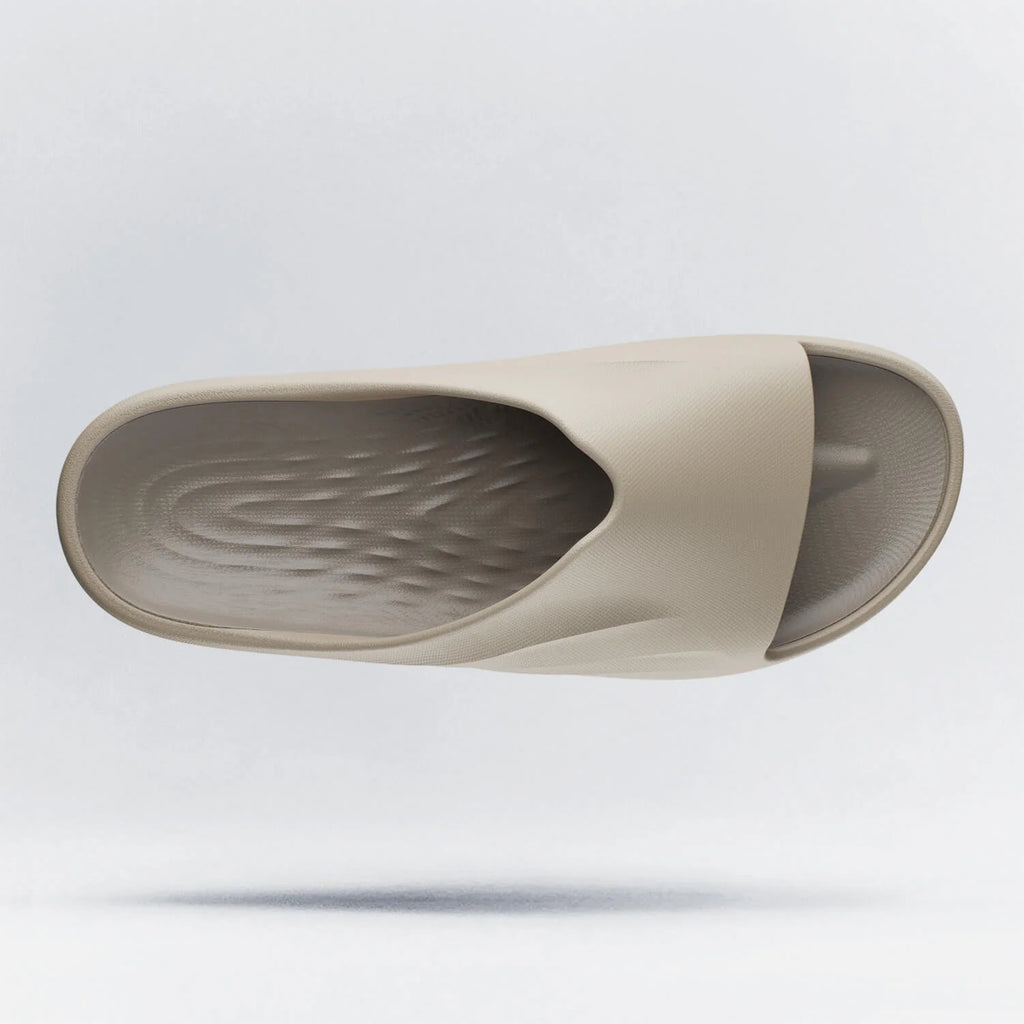 Stand+ Unisex Recovery Slide for Athletes AG3 - Sand - Size: Men 7/Women 9