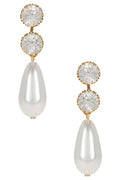 Anton Heunis Double Round Drop Earrings